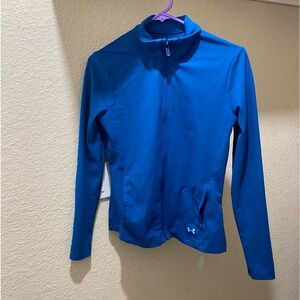 Under Armour Blue Full-Zip Fitted Jacket